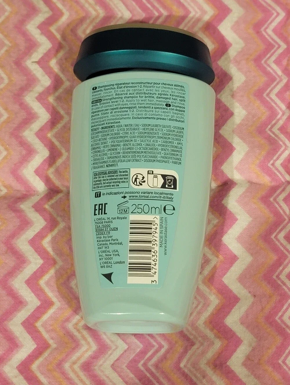 Kérastase Résistance Bain Force Architecte Strengthening Shampoo 8.5 oz NEW